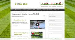 Desktop Screenshot of podayjardin.com